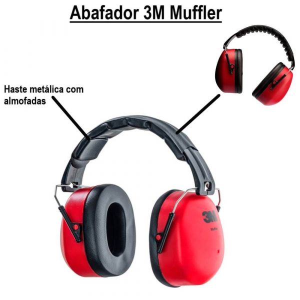 Abafador de Ruído Muffler 3M
