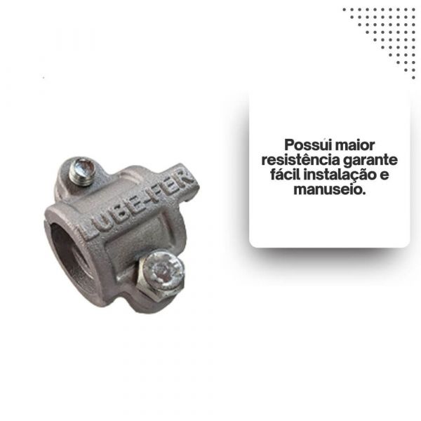 Abraçadeira para Mangueira de Lavadoras 1/2″ Lubefer