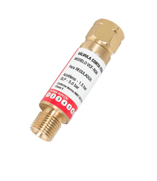 Válvula Corta Fogo/Chamas Acetileno NOLL