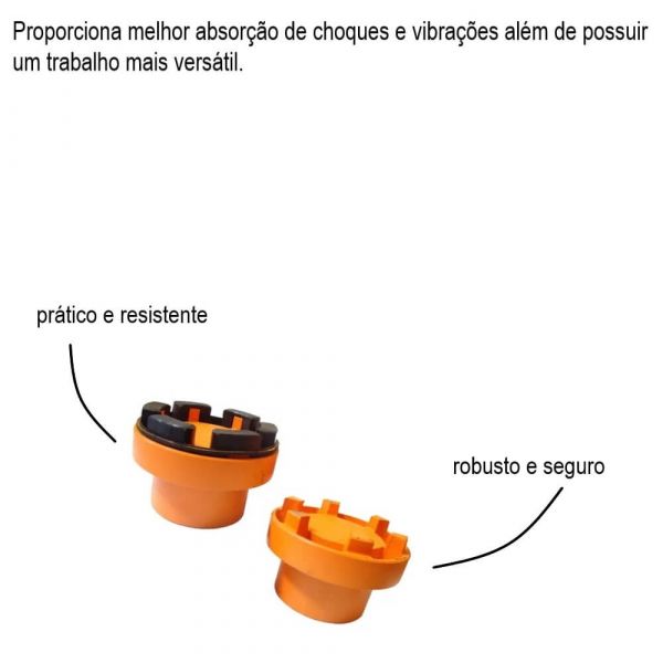 Acoplamento Elástico Com Garras GR 082 Mademil