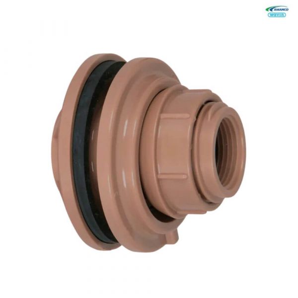 Adaptador com Flange para Caixa 75mm x 2.1/2 Pol. Amanco