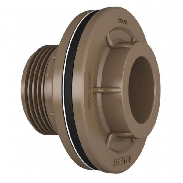 Adaptador Com Flange Para Caixa Água 32X1 Fortlev