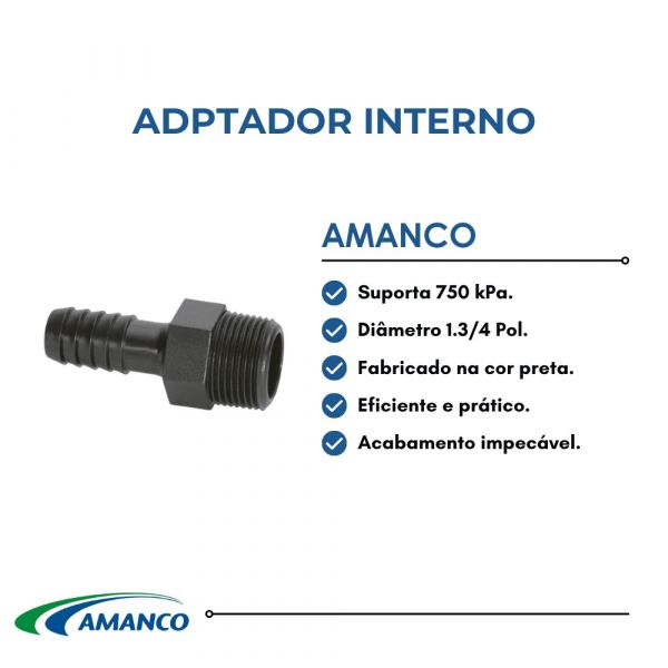 Adaptador De Redução Interno 1X3/4” Amanco