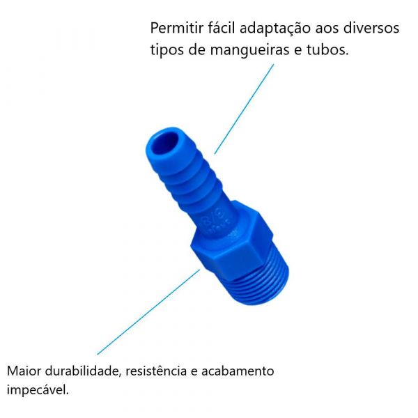 Adaptador Niple rosca Externa 10 3/8
