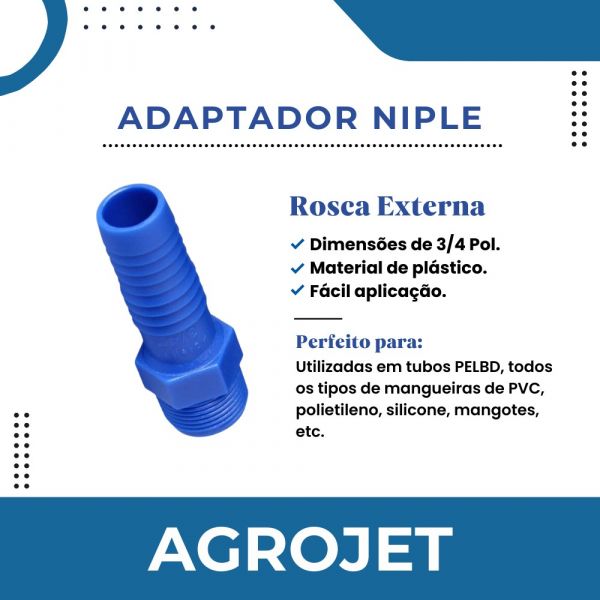 Adaptador Niple Rosca Externa 19 3/4