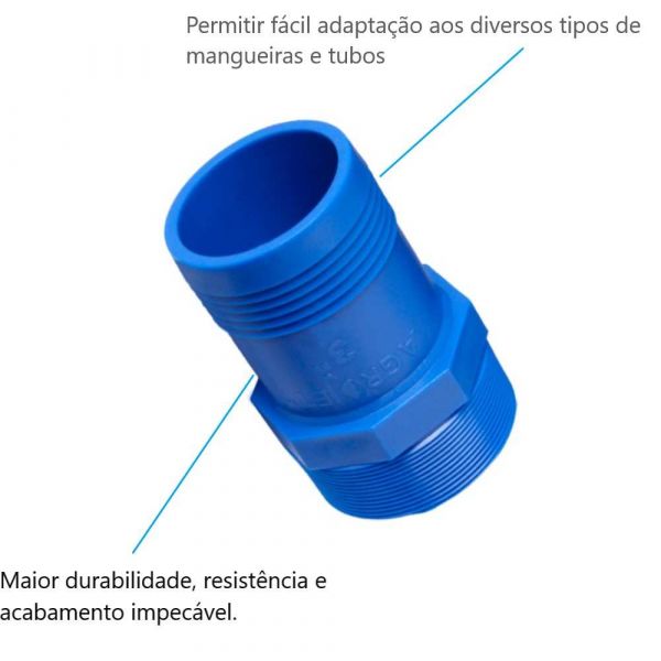 Niple Adaptador Para Mangueira 75mm 3