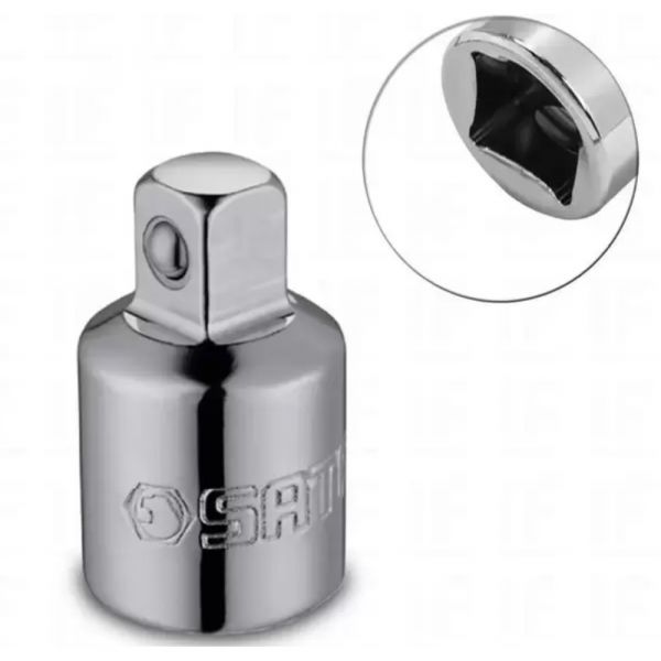 Adaptador Para Soquete Fêmea 3/8” Macho 1/4” Sata