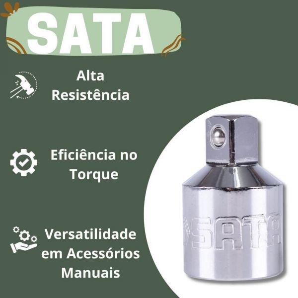 Adaptador Para Soquete Fêmea 3/4” Macho 1/2” Sata