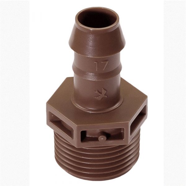 Adaptador Para Tubo Gotejador 3/4” x 17mm Rain Bird