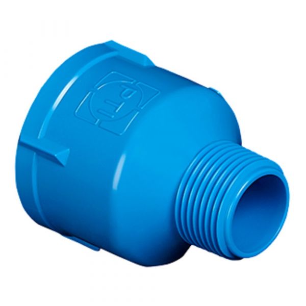 Adaptador Redução Soldável Irriga x Rosca Externa DN50 X 1 Pol. PN80 PTI Conexões