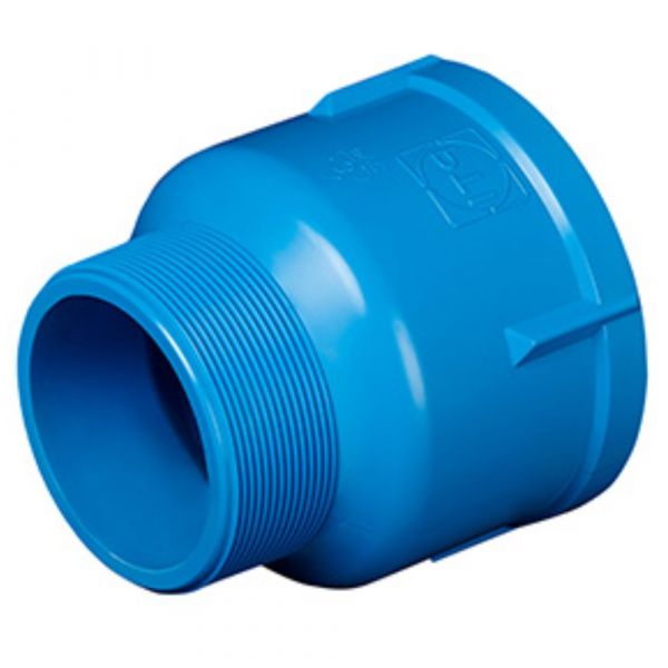 Adaptador Redução Soldável Irriga x Rosca Externa DN75 x 2 Pol. PN125 PTI Conexões