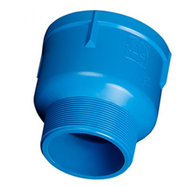 Adaptador Redução Soldável Irriga x Rosca Externa DN75 x 2 Pol. PN125 PTI Conexões