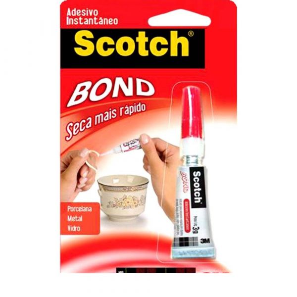 Adesivo Instantâneo 3g Scotch Bond 3M