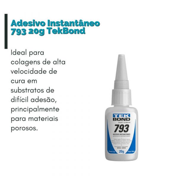 Adesivo Instantâneo 793 20g TekBond