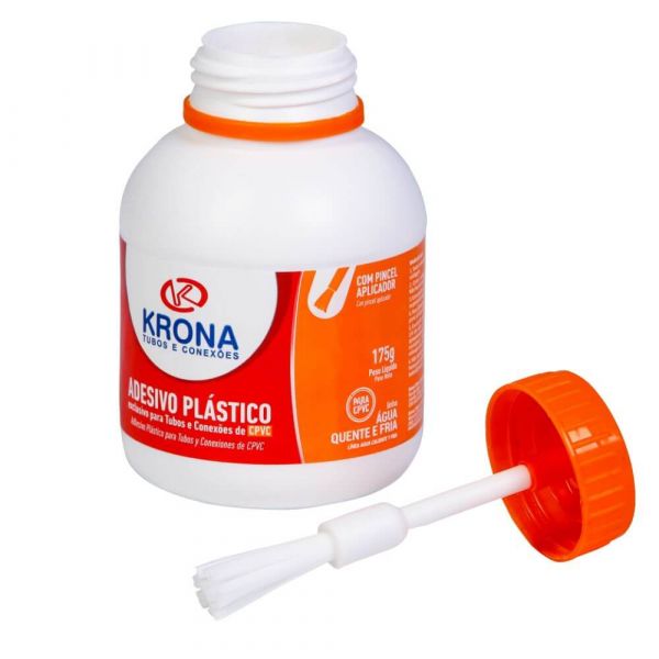 Adesivo Plástico com Pincel Aplicador CPVC Ultraterm 175g Krona