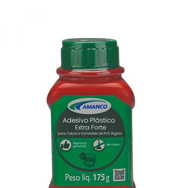 Adesivo Plástico Extra Forte PVC 175g Amanco