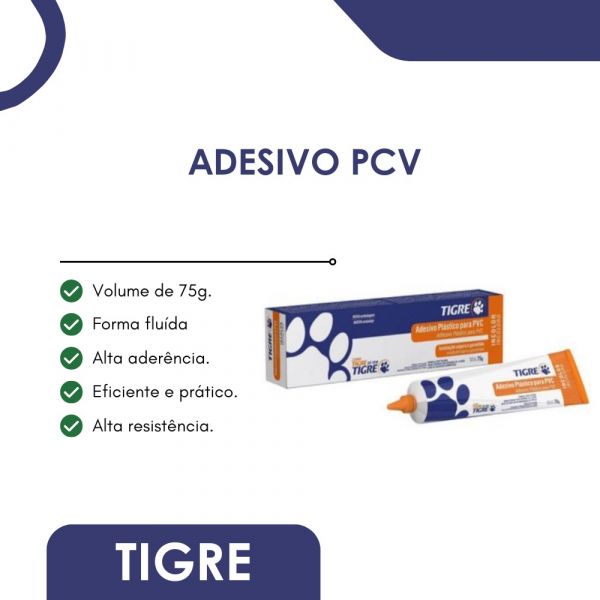 Adesivo Plástico para PVC 75g Tigre 53010229