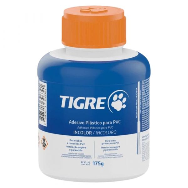 Adesivo PVC 175gr com Pincel Tigre