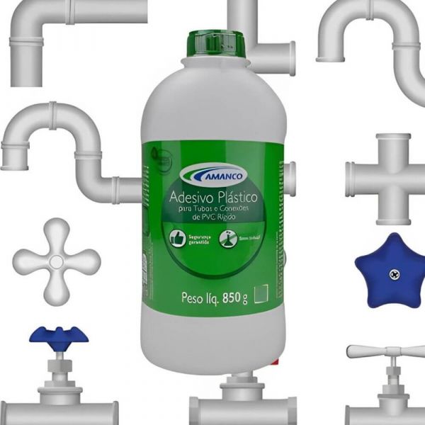 Adesivo PVC 850g Amanco