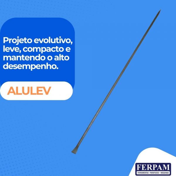 Alavanca de Aço 1 x 2 Mt Nova Distribuidora 