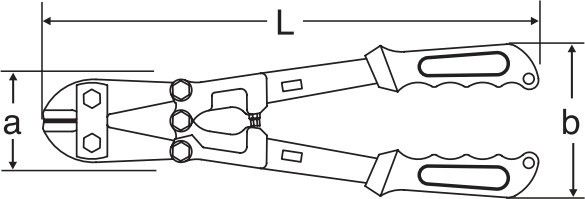 Alicate Corta Vergalhão e Cabo 18
