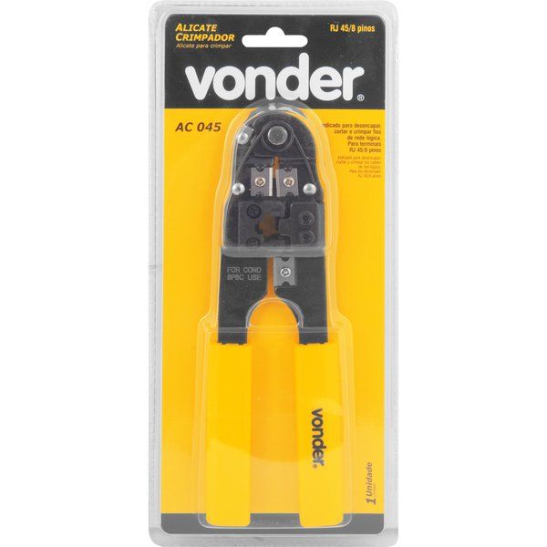Alicate Crimpador AC 45- Vonder