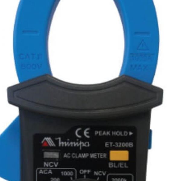 Alicate Amperímetro Digital Minipa Et 3200b