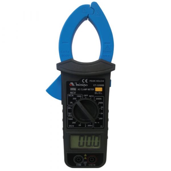Alicate Amperímetro Digital Minipa Et 3200b