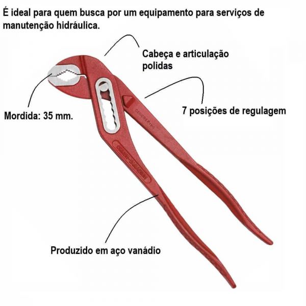 Alicate Bomba D’ Água 10” Gedore