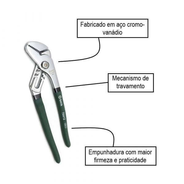 Alicate Bomba D'Água Articulado 10