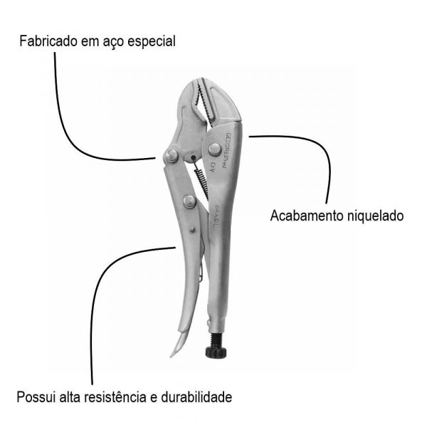 Alicate De Pressão 10