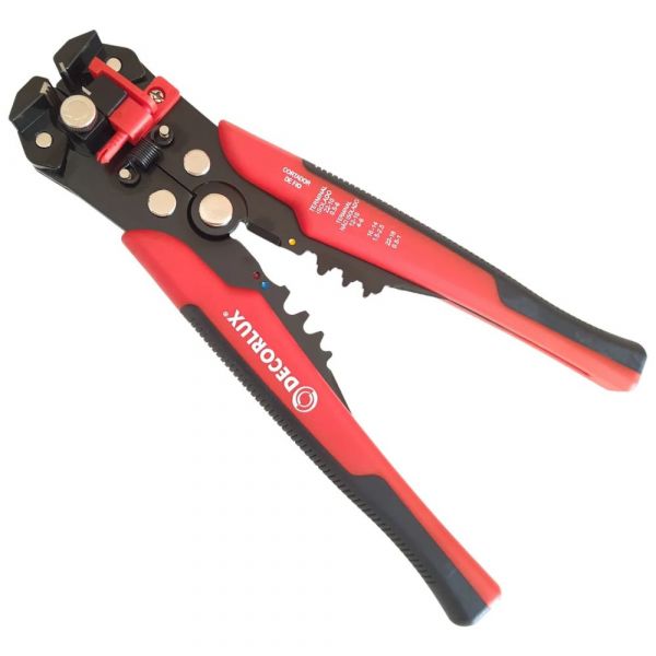 Alicate Desencapador e Crimpador de Fio 8 Pol. Decorlux