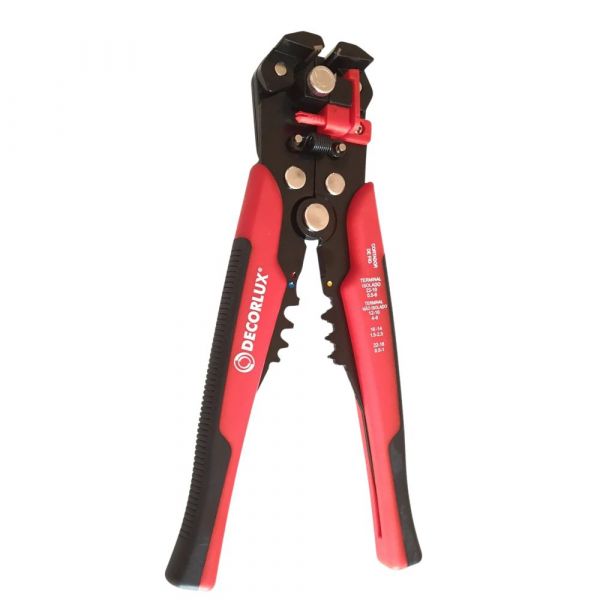 Alicate Desencapador e Crimpador de Fio 8 Pol. Decorlux