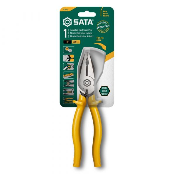 Alicate Universal Eletricista 8” Sata