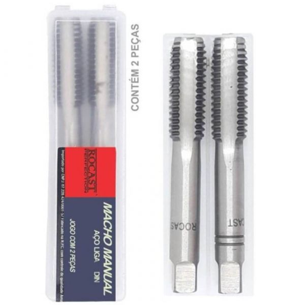 Macho Manual Aço Liga Jogo com 2 Peças WS-MF 12x1,5 Rocast