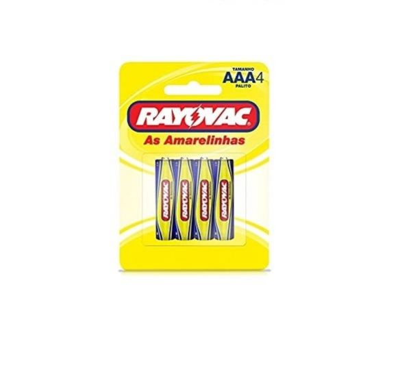 Pilha Comum AAA4 4und Rayovac