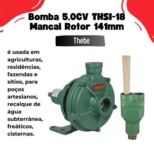 Bomba Injetora MancalTJ 16/40 AL Sem Motor Thebe