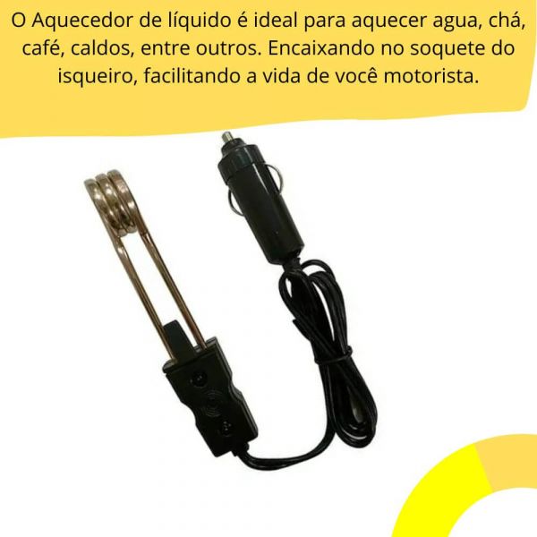 Aquecedor Líquido Carro 12V Westen