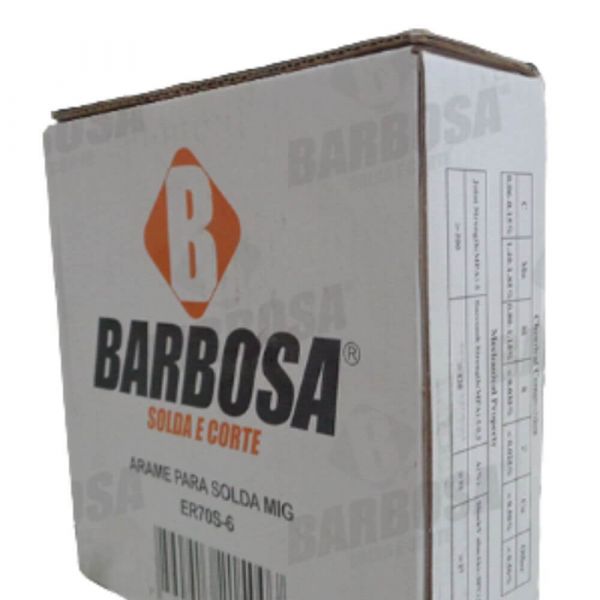 Arame de Solda Mig 0,8mm 5Kg Barbosa Solda