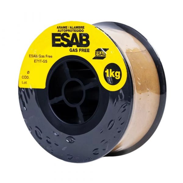 Arame para Solda Mig Uso sem Gás 0,8mm 1kg Esab