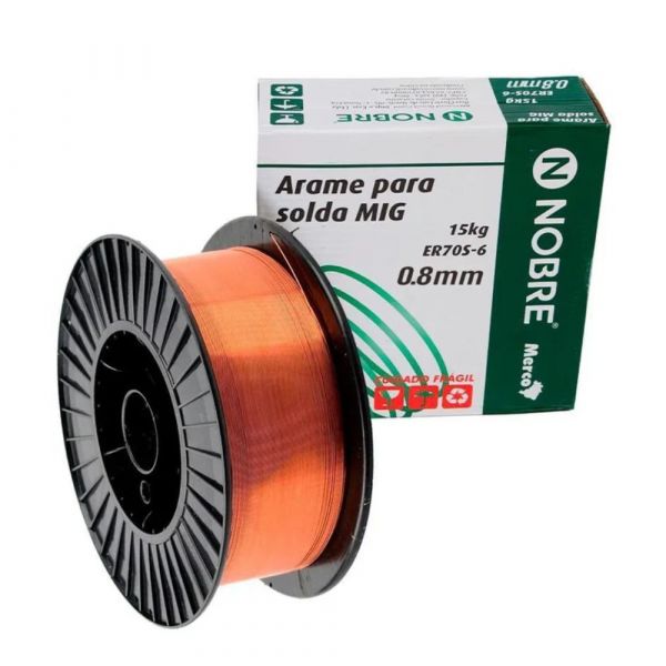 Arame Solda MIG 0,8mm 15 Kg Nobre