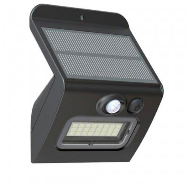 Arandela Solar com Sensor de Movimento 300 Lúmens Ecoforce 