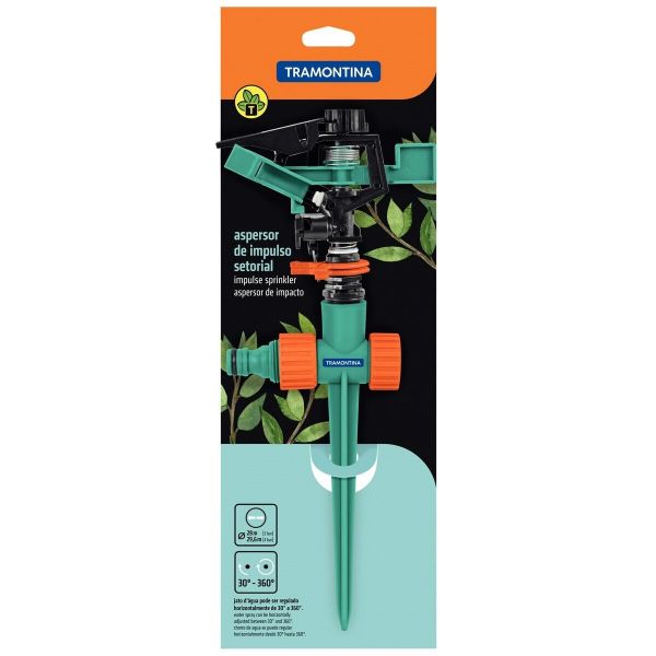 Aspersor de Impulso Setorial para Engate Rápido 78527/500 Tramontina