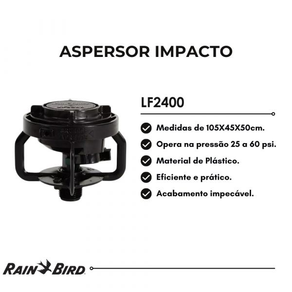 Aspersor Impacto para Irrigação LF2400 1/2