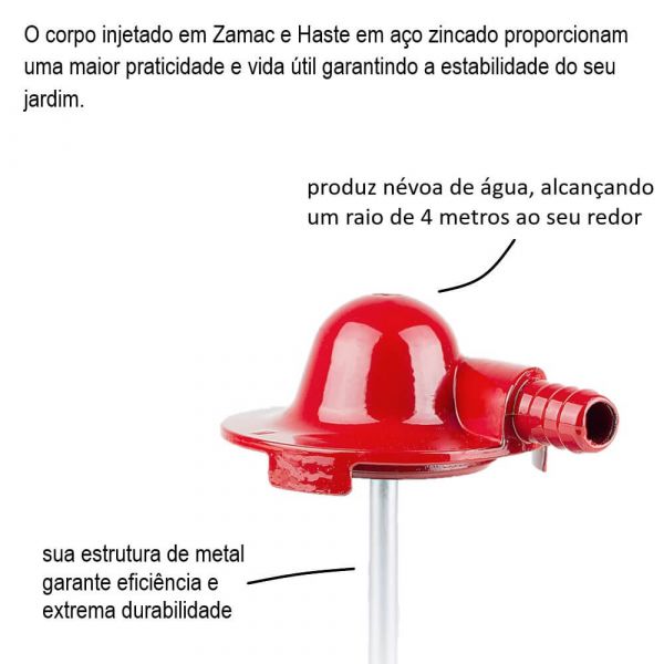 Aspersor Irrigador Chuvisco Fico