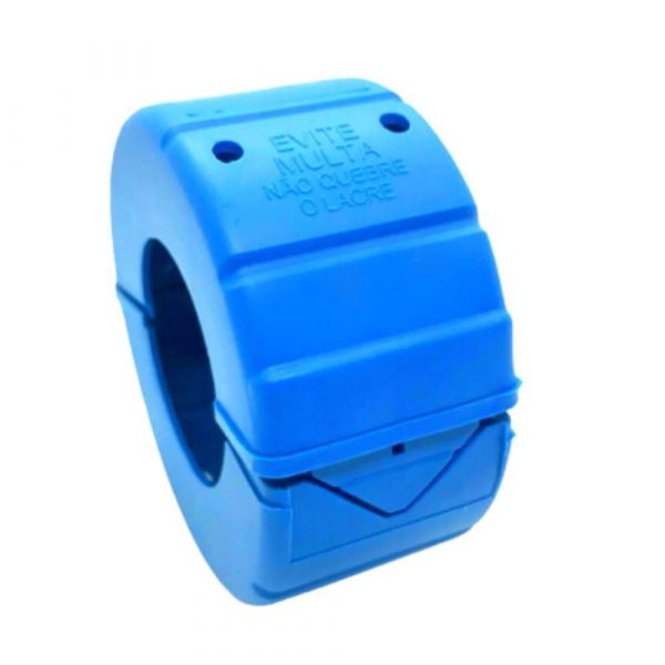 Lacre Anti-fraude Azul para Hidrômetro Polierg