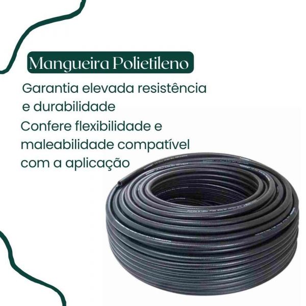 50 Metros De Mangueira Polietileno 1.1