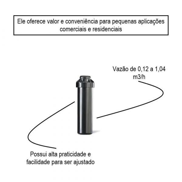 Aspersor Rotor para Irrigação 3504 Rain Bird Y34000