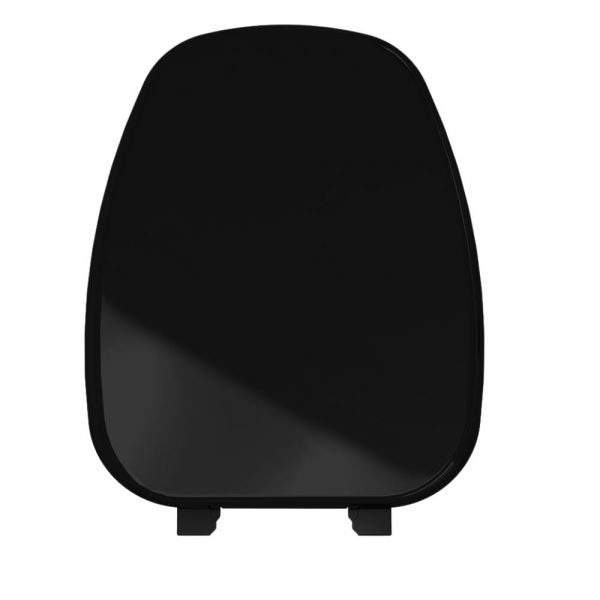 Assento Sanitário Almofadado Monte Carlo Preto Durin 