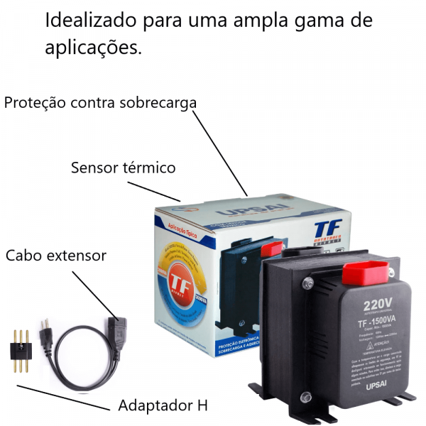 Autotransformador de Energia TF-1500 VA Upsai